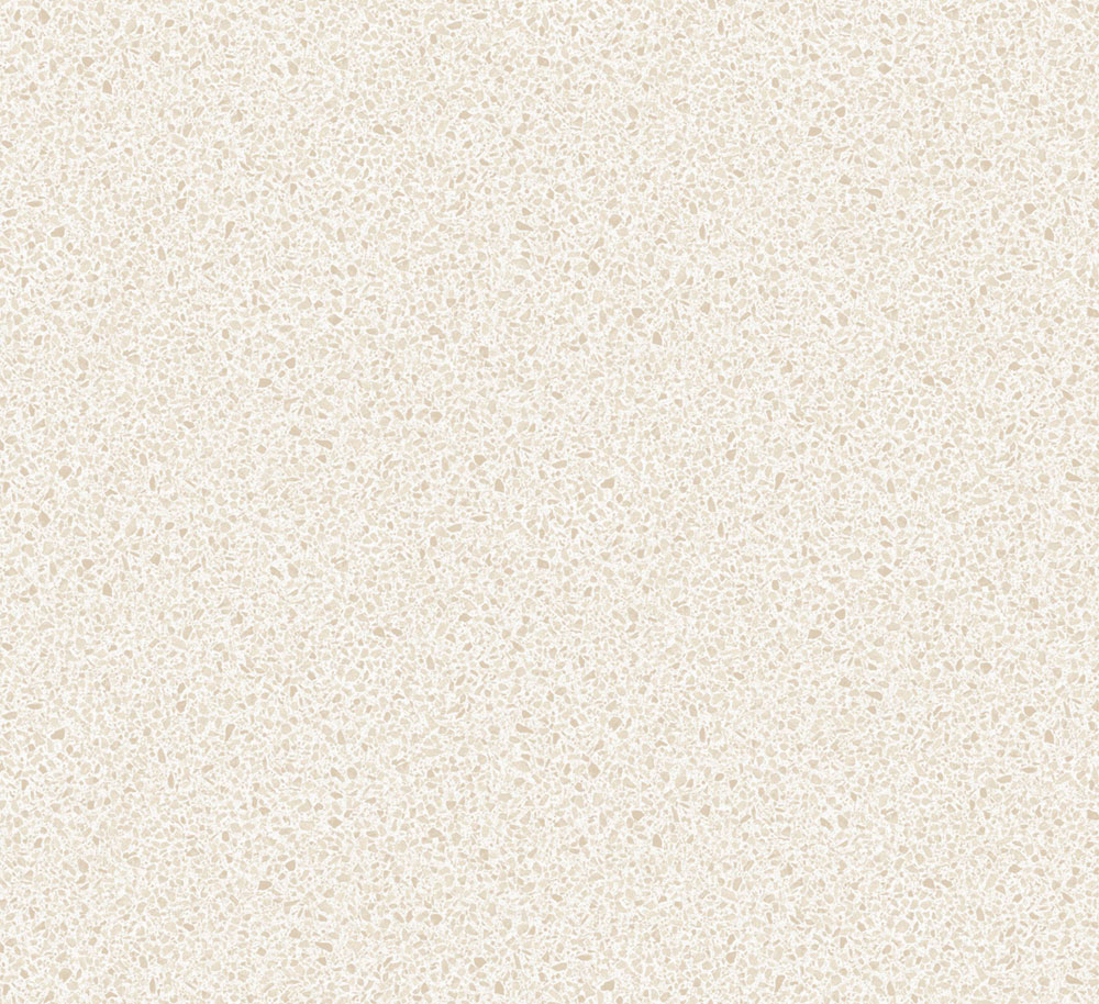 Non-woven wallpaper, cream, stone, terrazzo, ROC007, Rock, Masureel