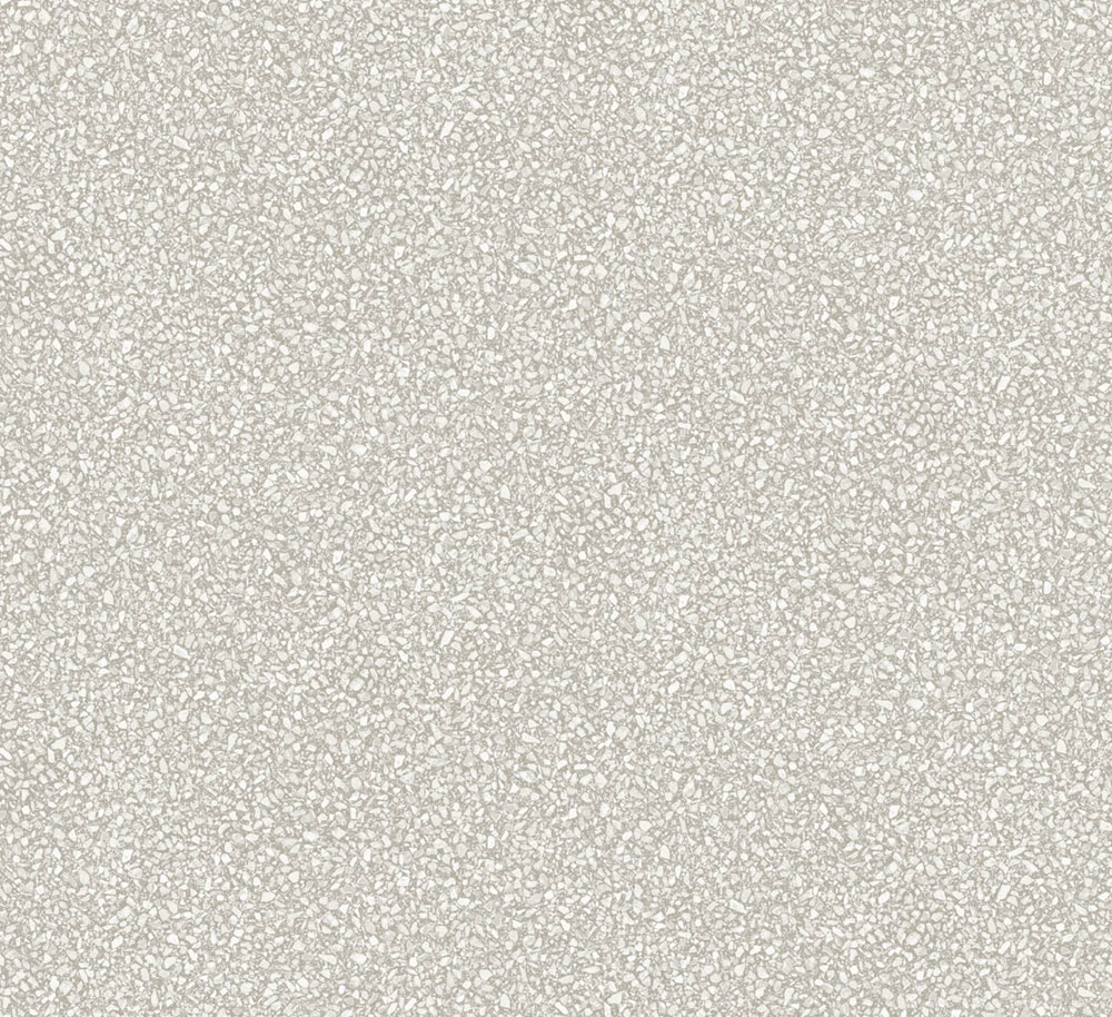 Non-woven wallpaper, gray, stone, terrazzo, ROC008, Rock, Masureel