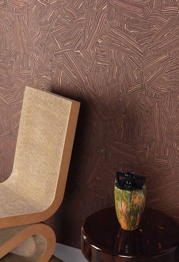 Non-woven wallpaper, gray, stone, ROC104, Rock, Masureel