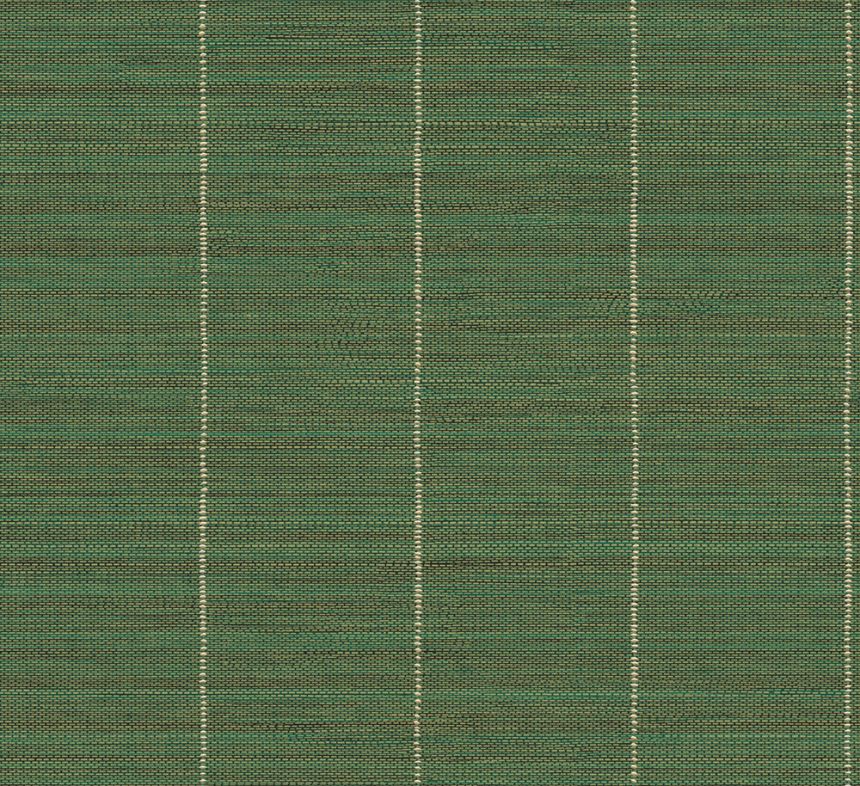 Non-woven wallpaper, green, fabric imitation, stripes, JOY203, Joy, Masureel