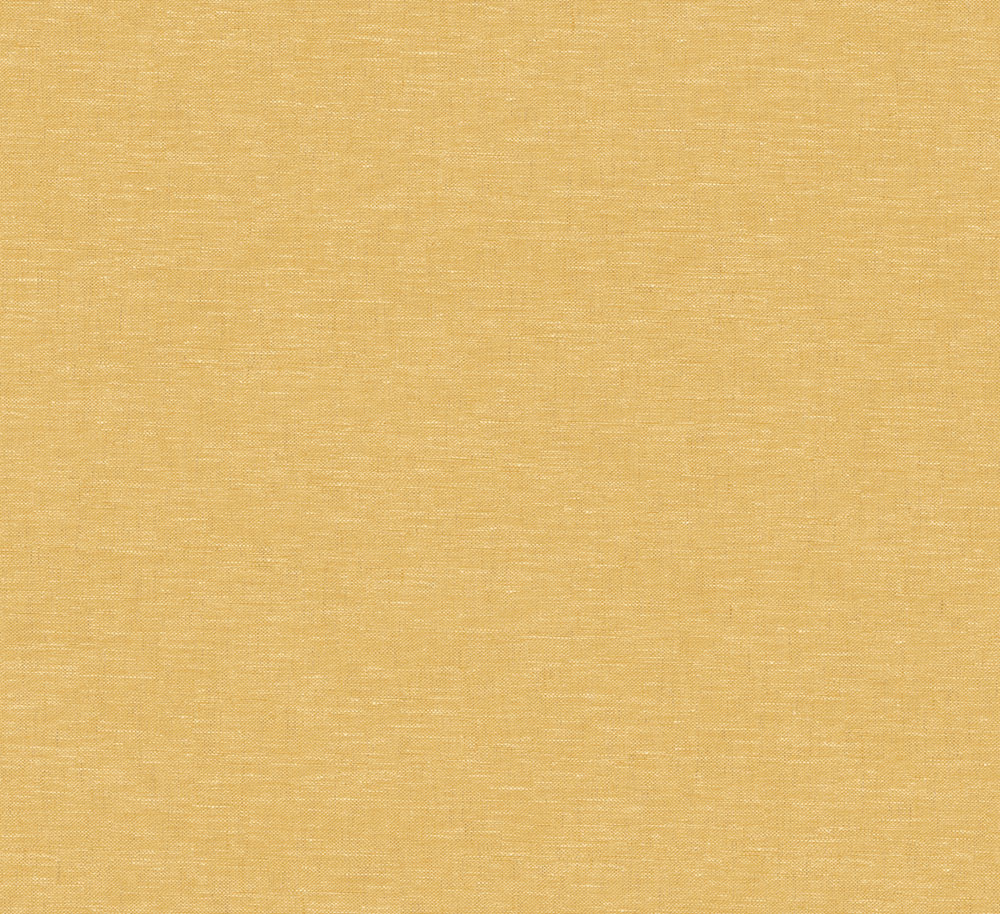 Non-woven wallpaper, yellow, fabric imitation, JOY306, Joy, Masureel