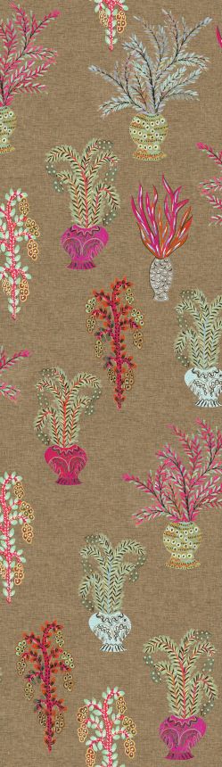 Non-woven wall mural, brown, flowers, DGJOY1041-300, Joy, Masureel