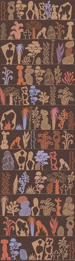Non-woven wall mural, brown, plants, DGJOY2031-260, Joy, Masureel