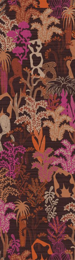 Non-woven wall mural, brown, plants, DGJOY3031-260, Joy, Masureel