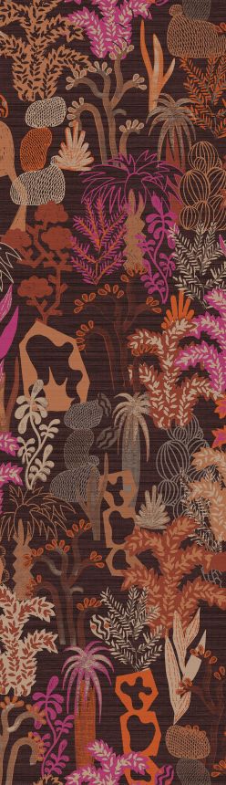 Non-woven wall mural, brown, plants, DGJOY3032-300, Joy, Masureel