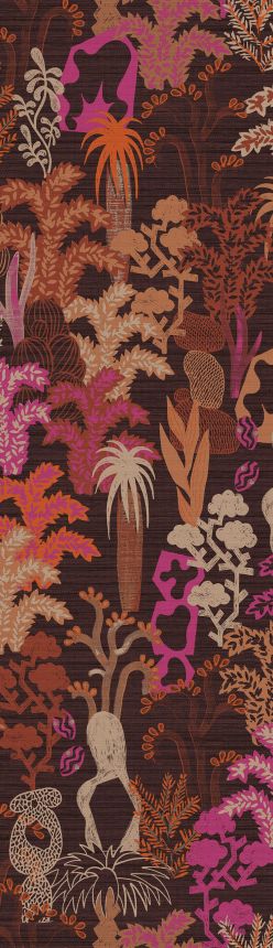 Non-woven wall mural, brown, plants, DGJOY3033-300, Joy, Masureel