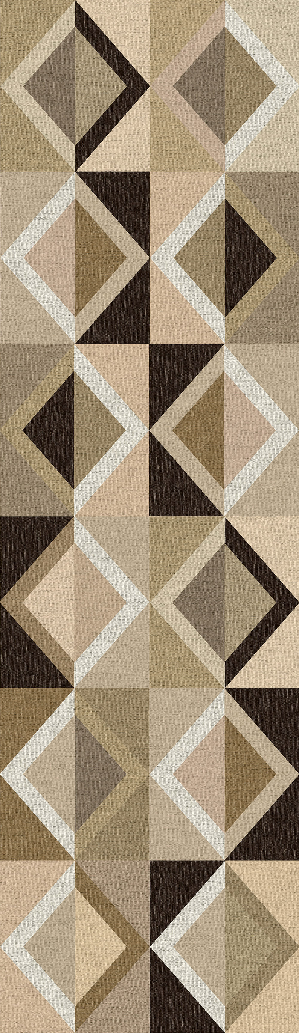 Geometric non-woven wall mural, beige, DGJOY4012-260, Joy, Masureel