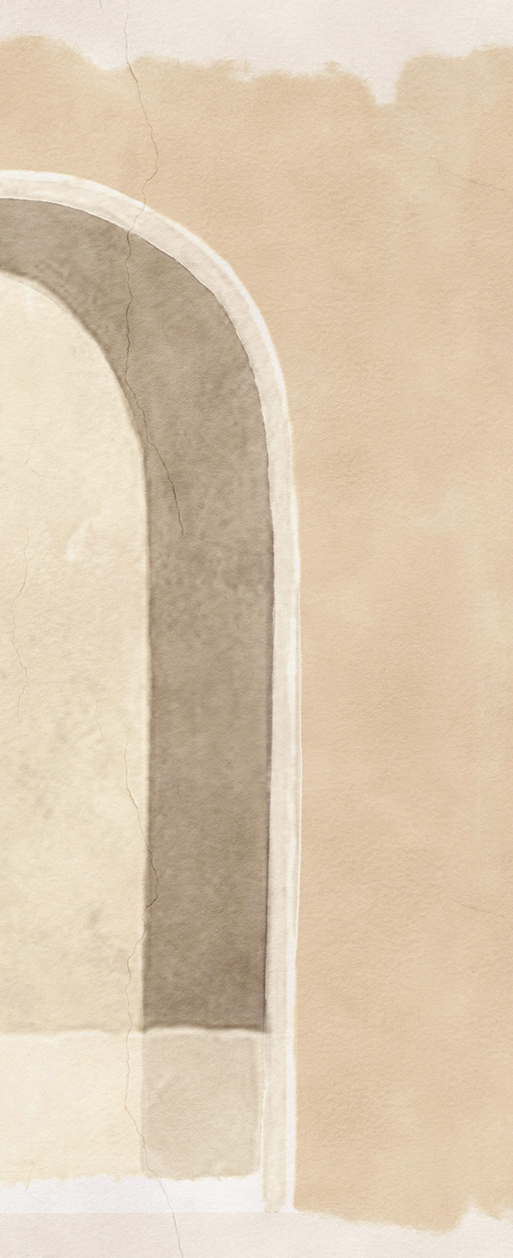 3D wall mural, arcade, cream, DGALC1032-260, Terra, Masureel