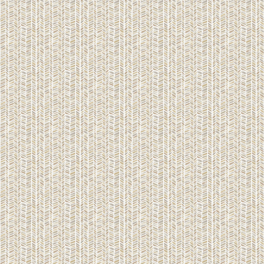 Beige geometric non-woven wallpaper, MG56694, Mika,  ICH Wallcoverings