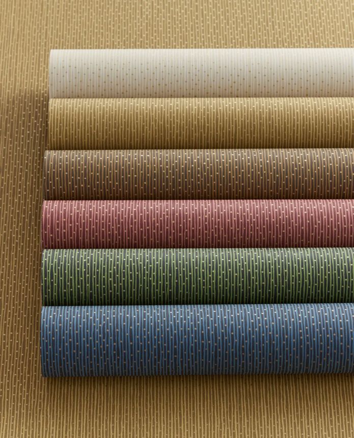 Non-woven wallpaper, brown, stripes, 340221, Solange, Eijffinger