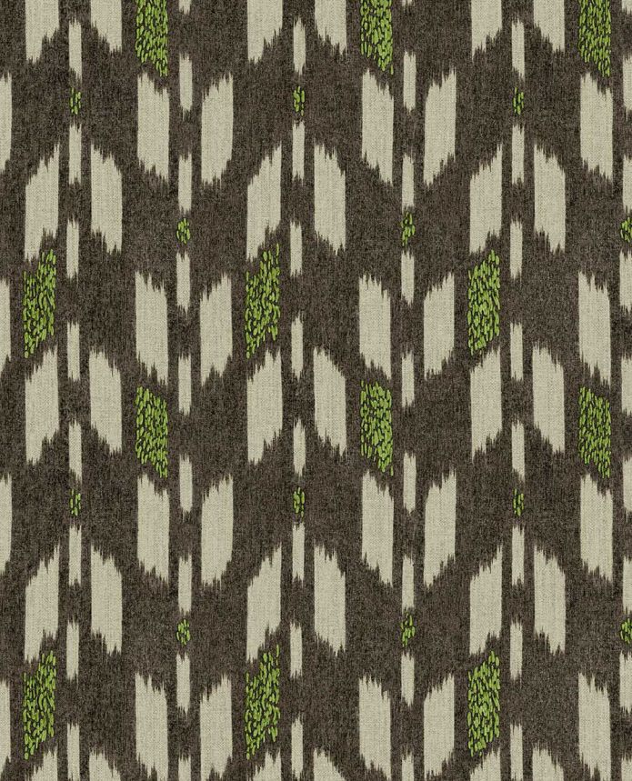 Non-woven wallpaper, black,  fabric imitation, 340244, Solange, Eijffinger