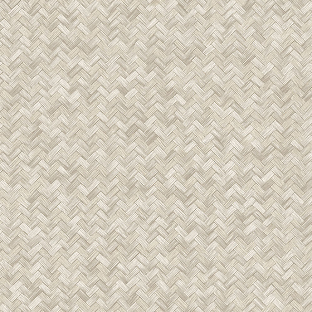 Non-woven wallpaper, beige, imitation mat, 1511-3, Vera, AdaWall
