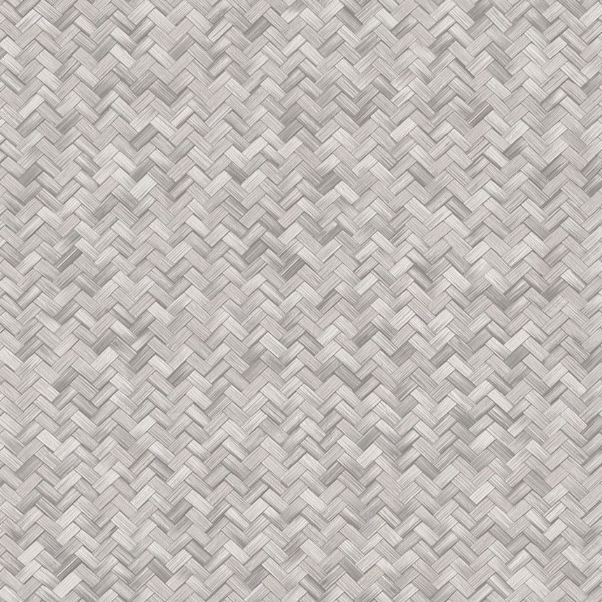 Non-woven wallpaper, grey, imitation mat, 1511-4, Vera, AdaWall