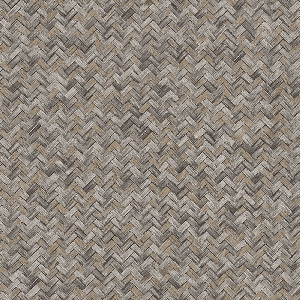 Non-woven wallpaper, brown, imitation mat, 1511-5, Vera, AdaWall
