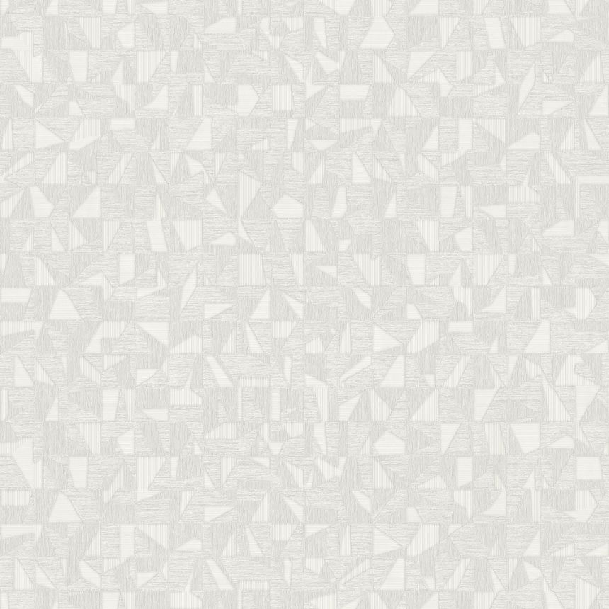 Geometric non-woven wallpaper, cream, 1512-1, Vera, AdaWall