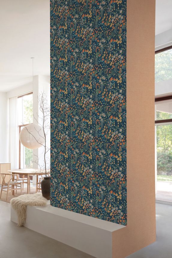 Wallpaper, brown, fabric effect, A71010, Vavex 2026