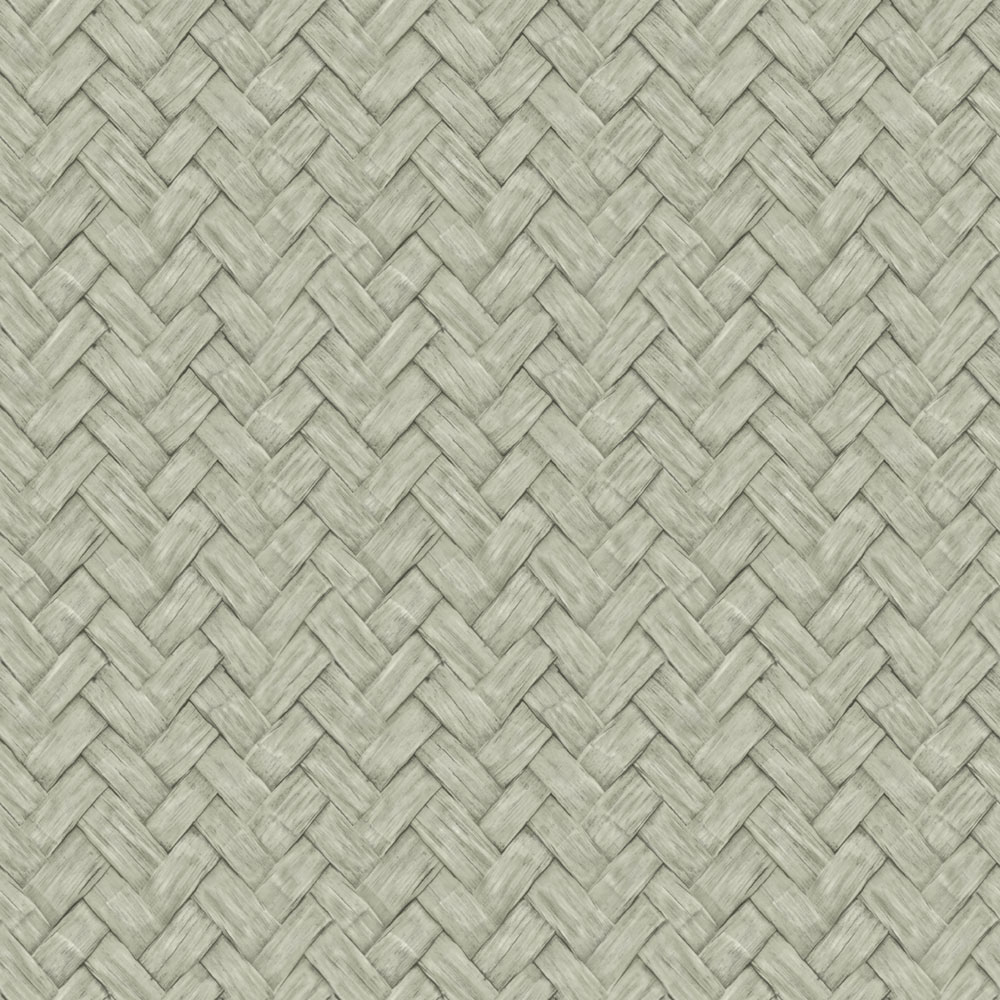 Non-woven wallpaper, green, mat imitation, M69004, Nomade, Ugépa