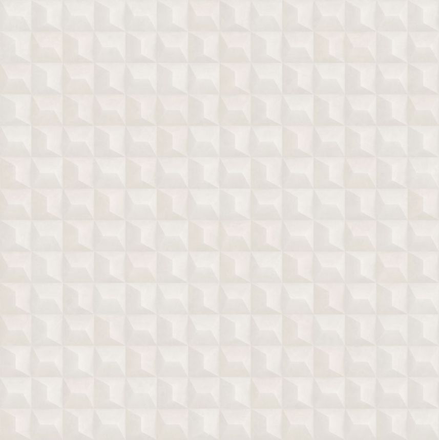 Luxury geometric non-woven wallpaper, cream, Z15520, Mini Trend, Zambaiti Parati