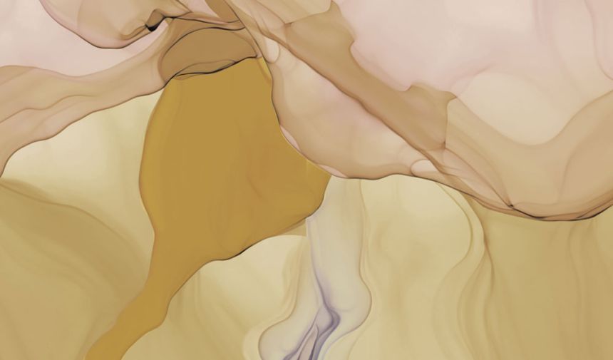 Luxury non-woven wall mural, ocher, Z15567, Mini Trend, Zambaiti Parati