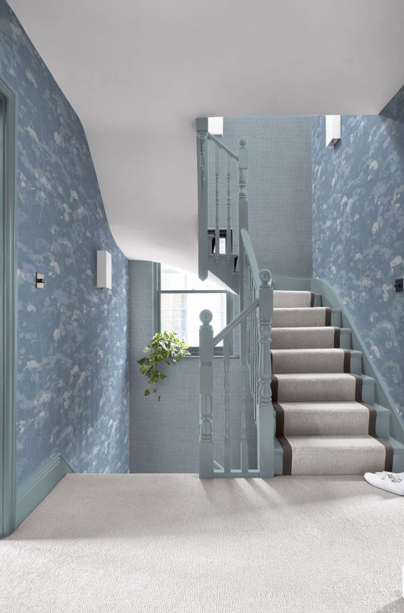 Non-woven wallpaper, blue, plants, grasses, 124104, Utopia, Graham Brown Premium
