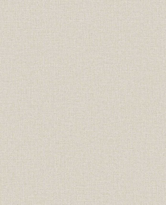 Non-woven wallpaper, beige, fabric imitation, 340613, Linen Look, Eijffinger