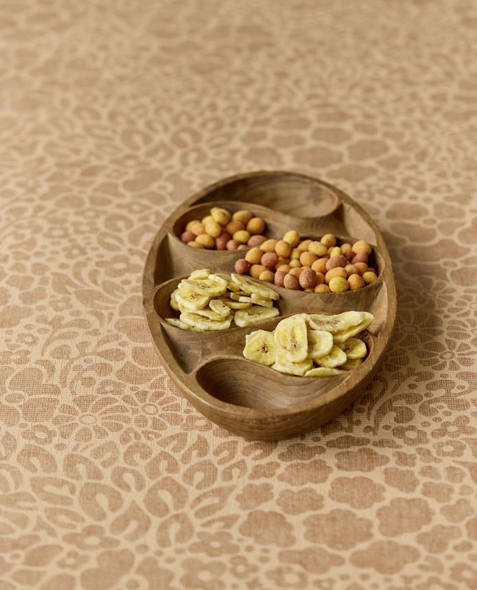 Non-woven wallpaper, brown-orange, flowers, 340553, Groovy, Eijffinger