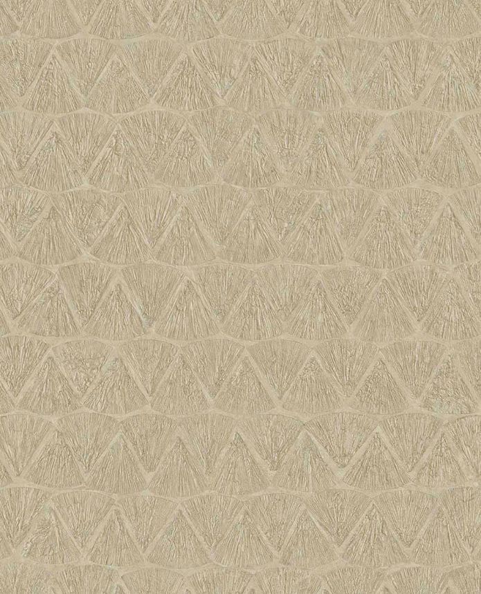 Geometric non-woven wallpaper, gold-brown, 340344, Sensory Eijffinger
