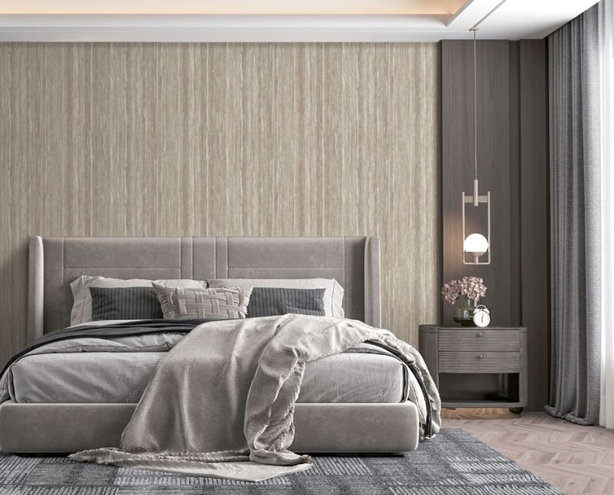 Non-woven wallpaper, grey-silver, texture, SA524065, Santa Fe, Design ID