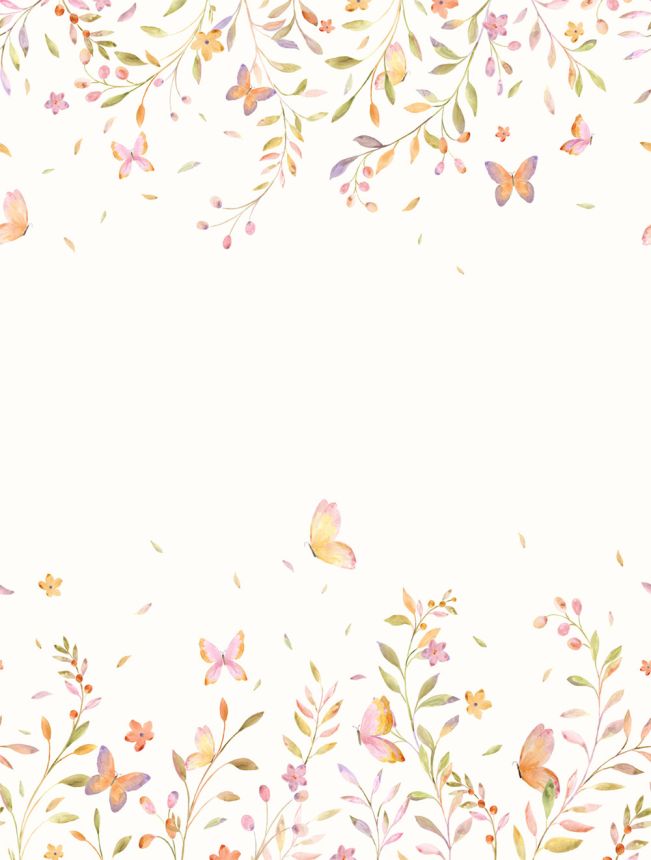Non-woven wall mural, flowers, CW6126-1, Cute Walls, Decoprint