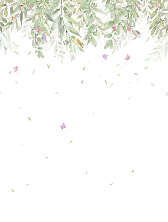Non-woven wall mural, flowers, CW6130-1, Cute Walls, Decoprint