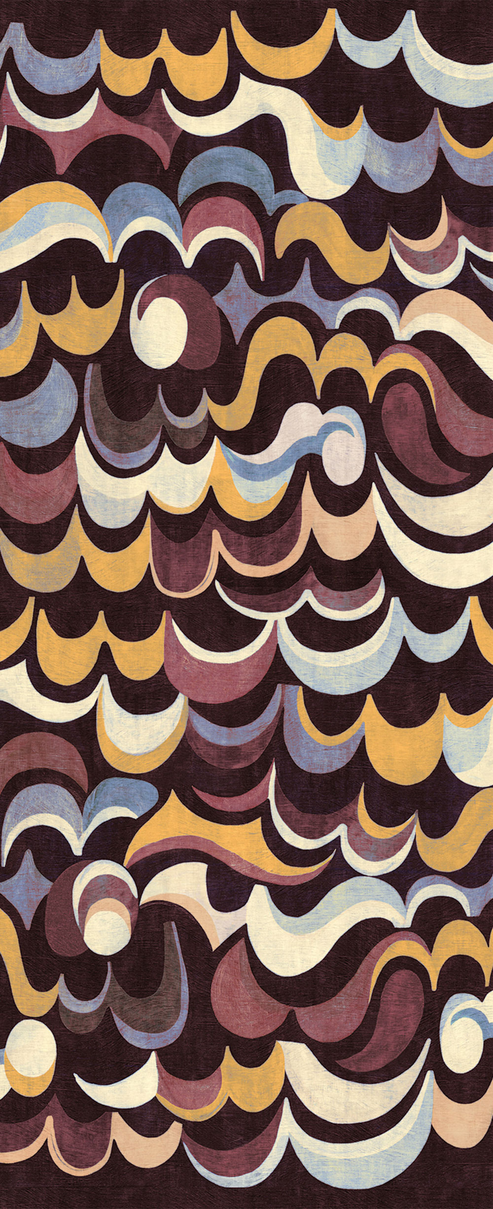 Non-woven wall mural, waves, DGRHA1032-260, Rhapsody, Masureel