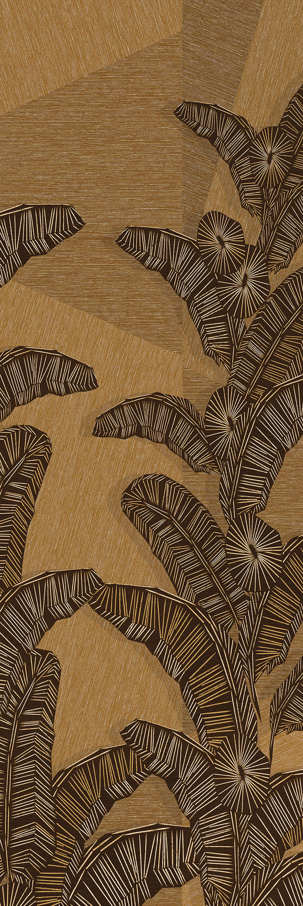 Non-woven wall mural, brown, leaves, DGAMA2011-260,  Amani,  Masureel