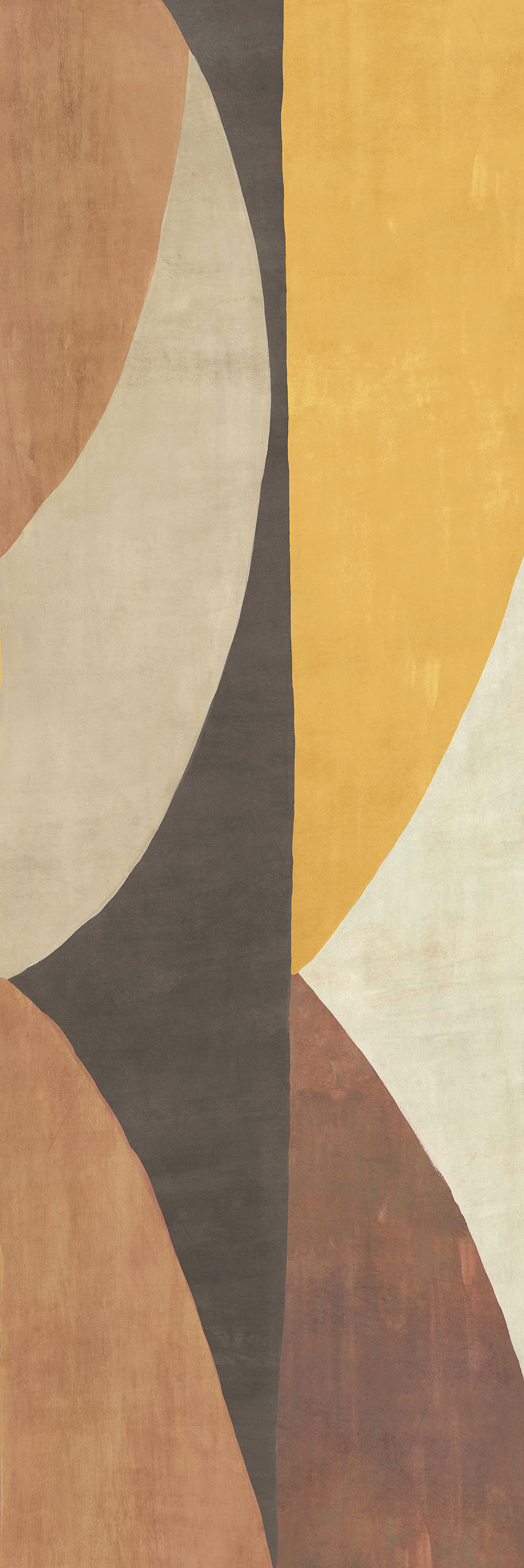 Geometric non-woven wall mural, brown, DGAMA3011-260,  Amani,  Masureel