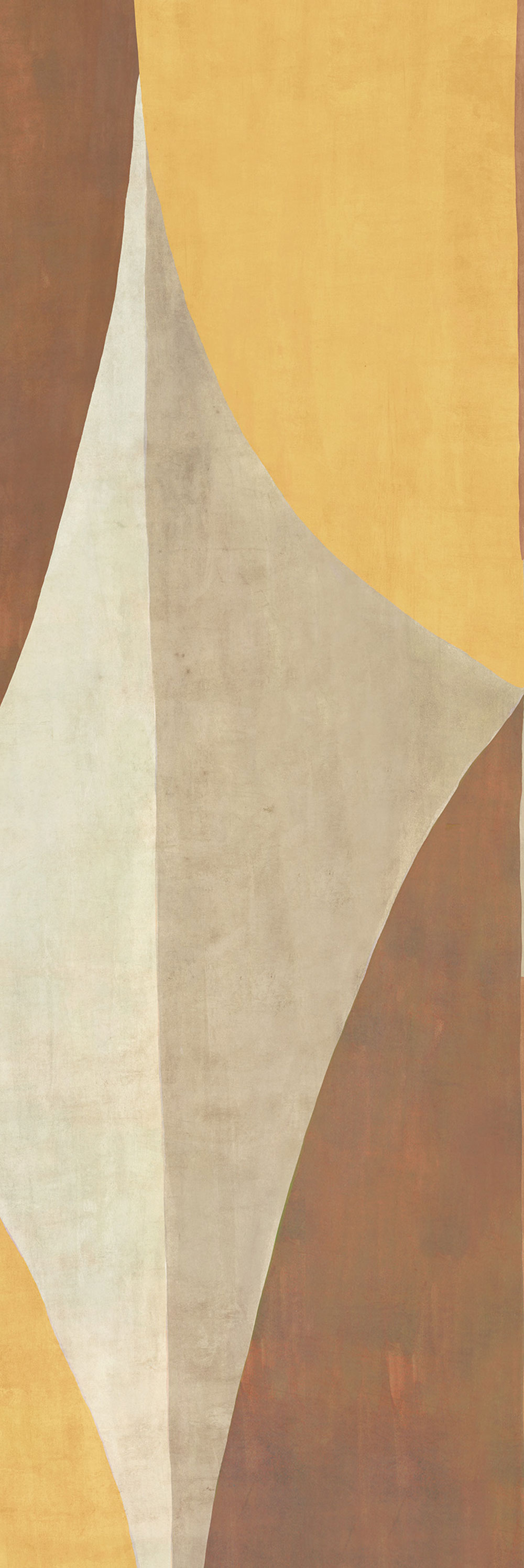 Geometric non-woven wall mural, brown, DGAMA3013-260,  Amani,  Masureel