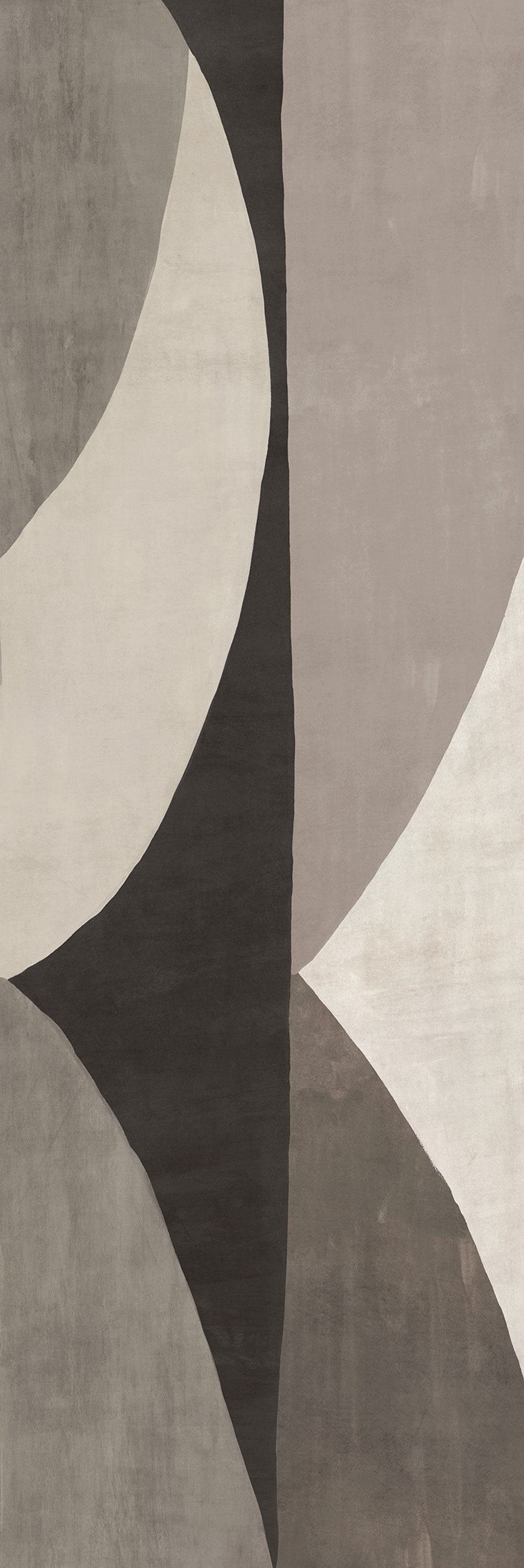 Geometric non-woven wall mural, grey, DGAMA3031-300, Amani, Masureel