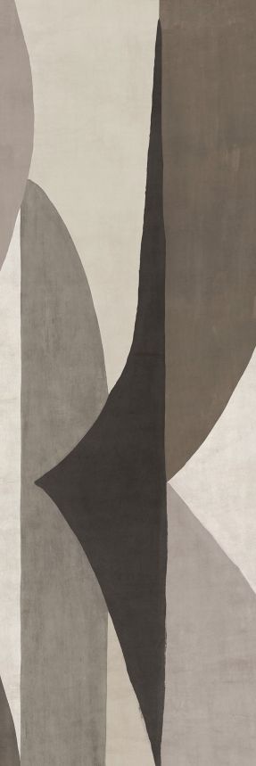Geometric non-woven wall mural, grey, DGAMA3032-300, Amani, Masureel