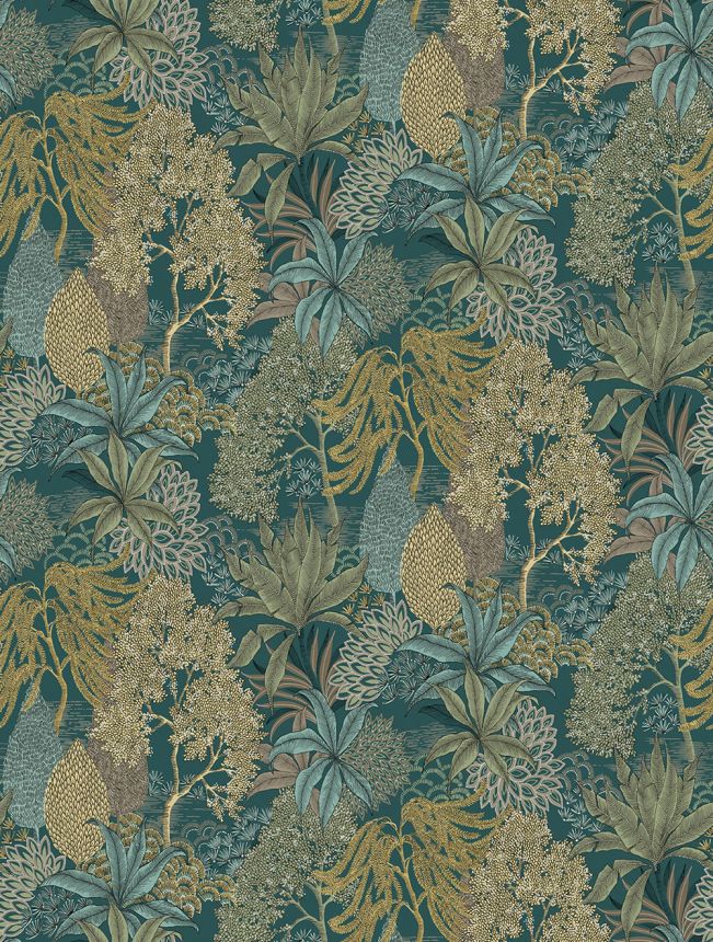 Non-woven wall mural, green, leaves, FW4003-1, Feature Walls, Decoprint