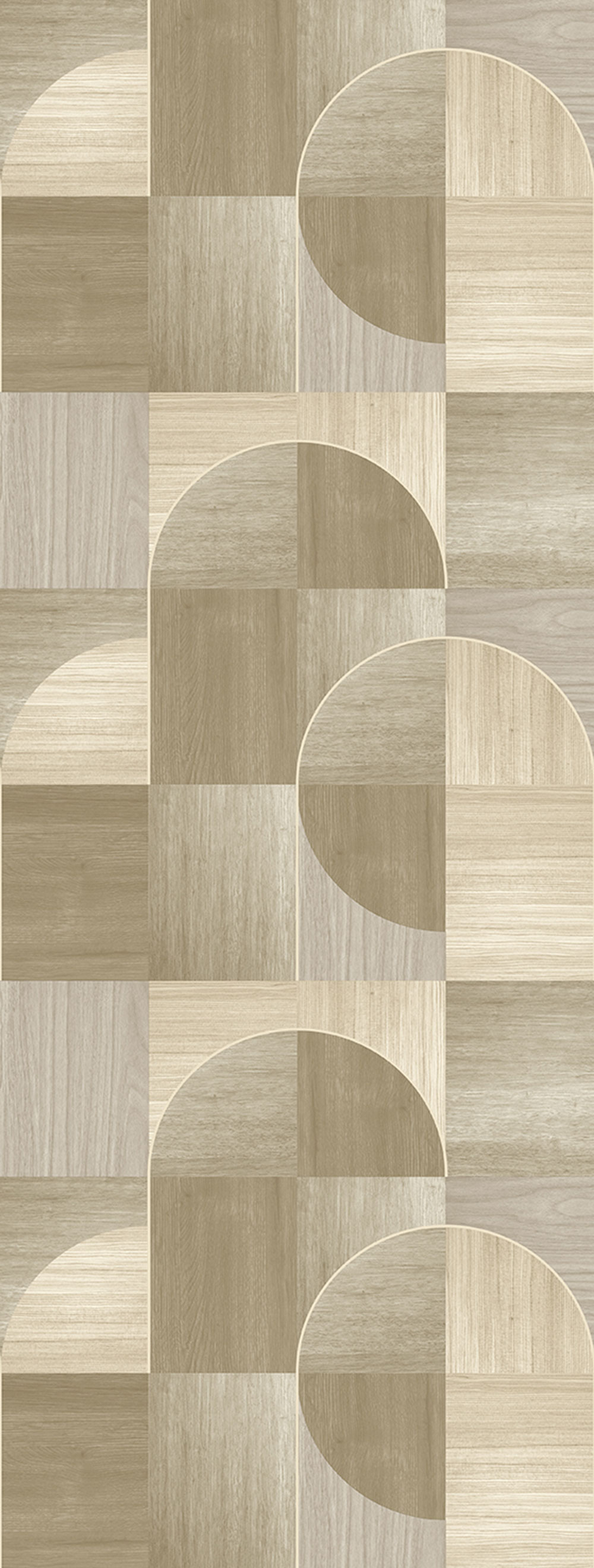 Graphic non-woven wall mural, grey-beige, FW4012-6, Feature Walls, Decoprint