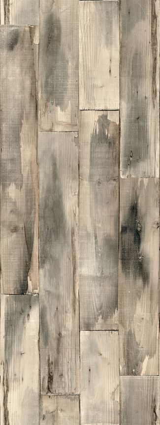 Non-woven wall mural, grey-beige, wood, FW4051-6, Feature Walls, Decoprint