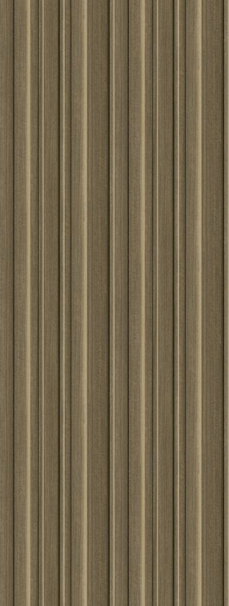 Non-woven wall mural, 3D slat imitation, brown, FW4043-2, Feature Walls, Decoprint