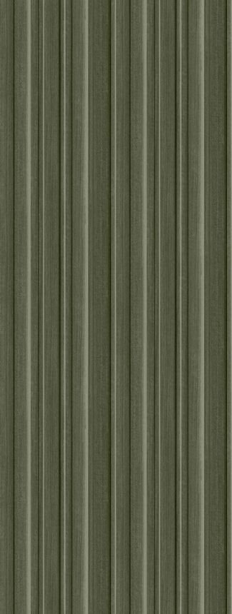 Non-woven wall mural, 3D slat imitation, green, FW4043-4, Feature Walls, Decoprint