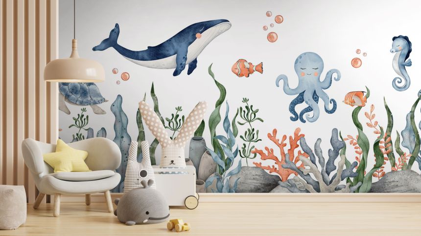 Customized non-woven wall mural, Underwater world, 10026, Vavex