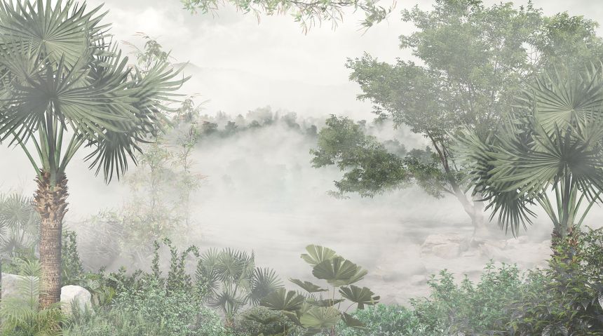Customized non-woven wall mural, Tropical forest, 10043, Vavex