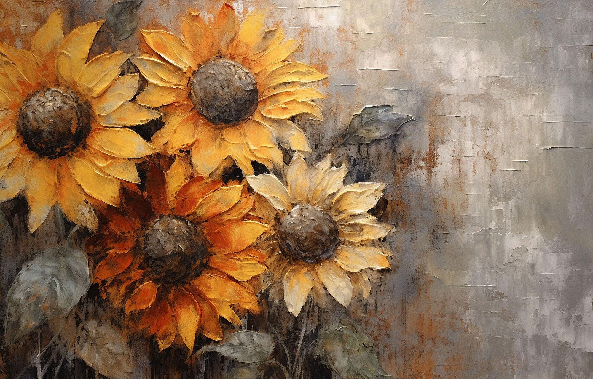 Customized wall mural, Flowers, Sunflowers, 10050, Vavex