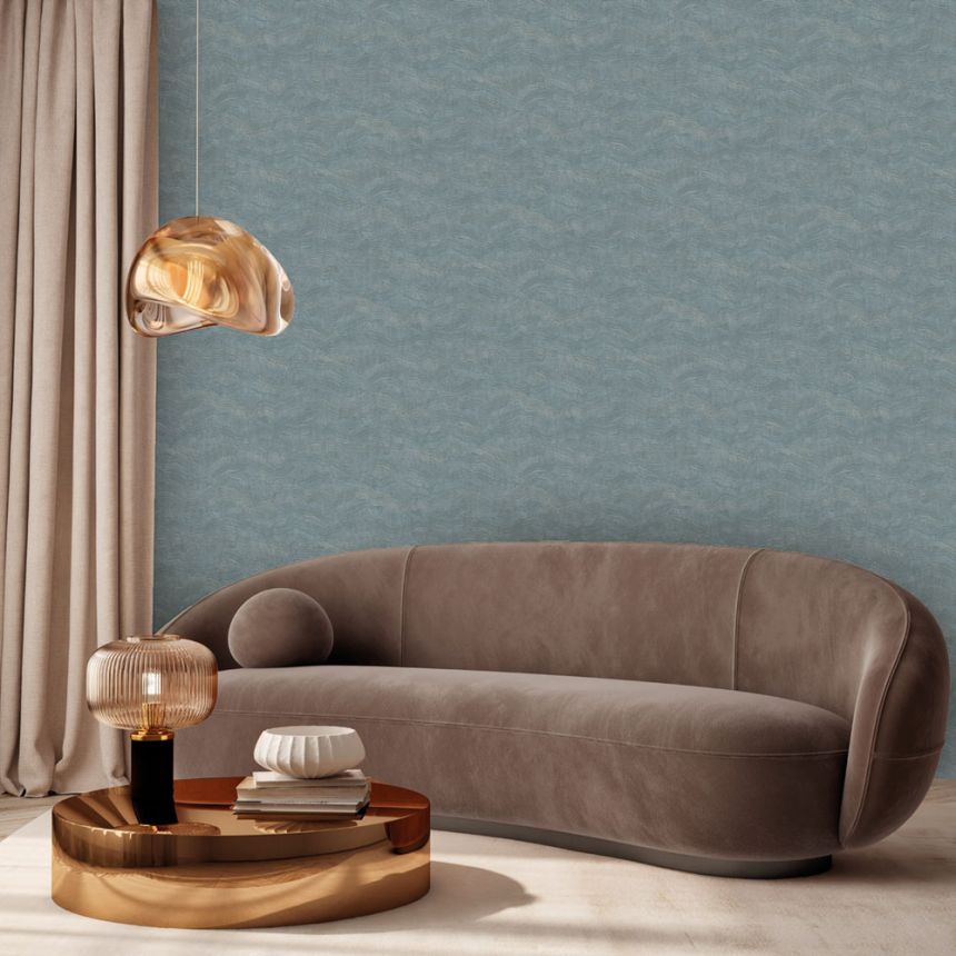 Luxury non-woven wallpaper, blue-grey, concrete screed, Z57740, Architexture 2,  Zambaiti Parati