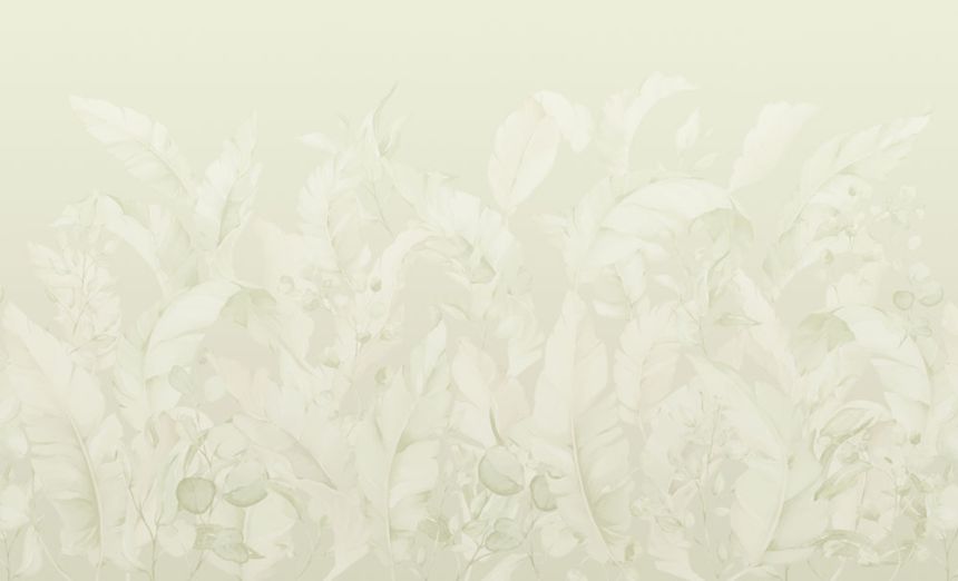 Luxury non-woven wall mural, green, leaves, Z57774, Architexture 2,  Zambaiti Parati