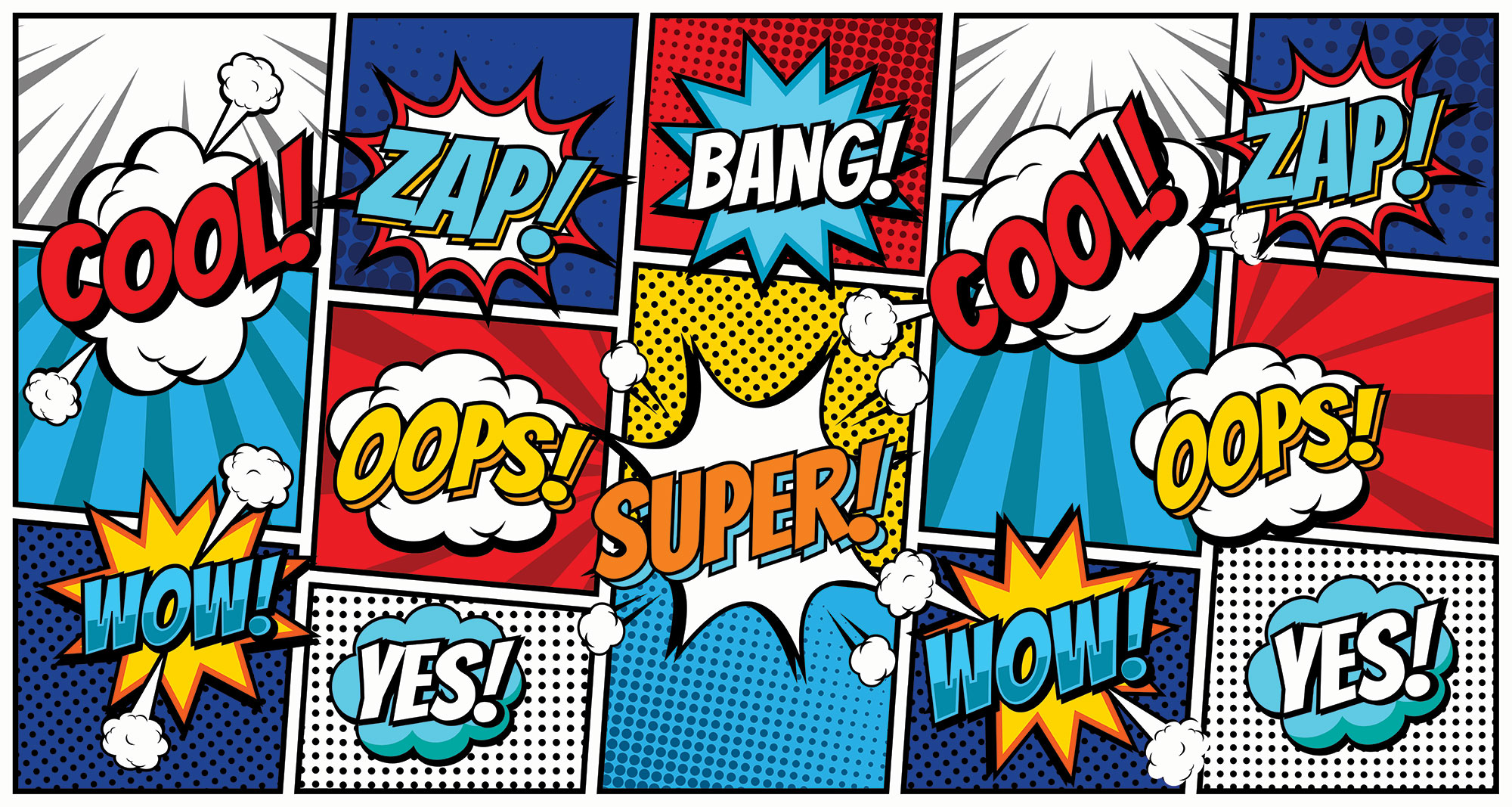 Customized non-woven wall mural, Comics, 10149, Vavex