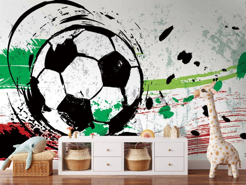 Customized non-woven wall mural, Football, 10158, Vavex