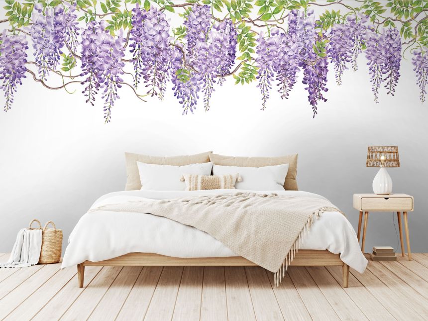 Customized non-woven wall mural, Flowers, Wisteria, 10162, Vavex