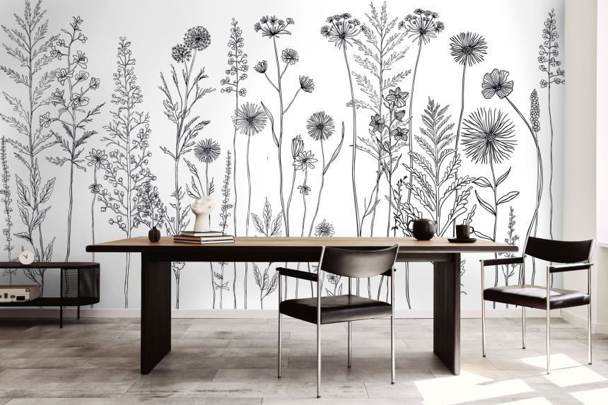 Customized non-woven wall mural, Meadow flowers, 10164, Vavex